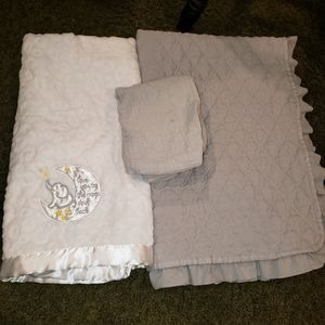 Gray and White Gender Neutral Nursery Set